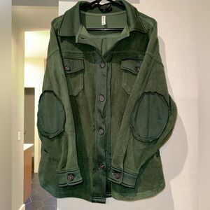 Olive Green Shacket